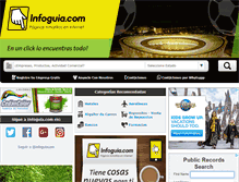 Tablet Screenshot of infoguia.com